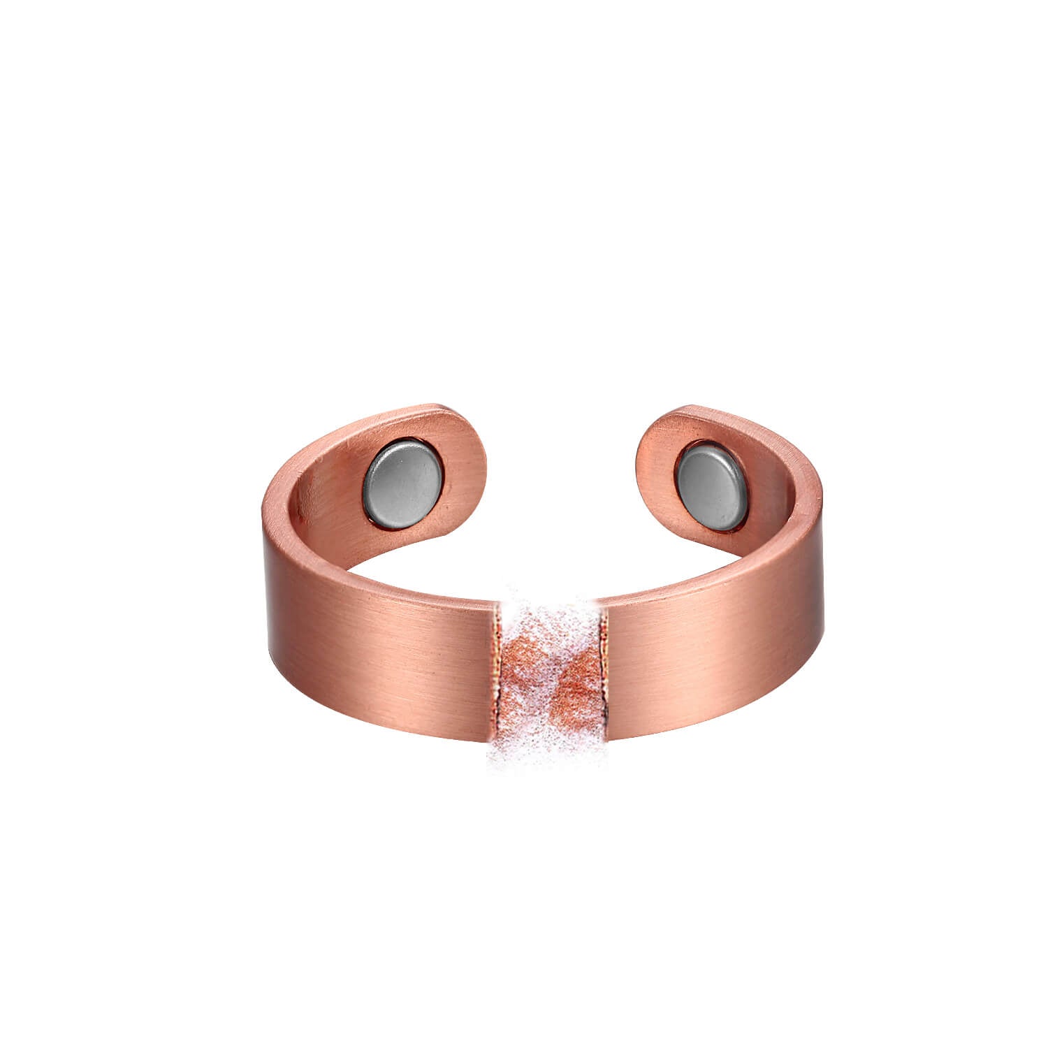 Anillo de Cobre Biomagnético estilo clásico Cobre Puro 99.99%